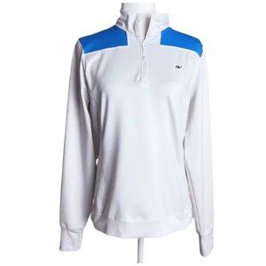 Vineyard Vines Quarter Zip Performance Pullover Top Sz M